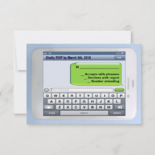 O cartão de resposta OBRIGATÓRIO de Mitzvah do