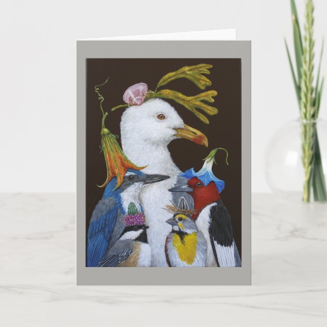 O cartão de saudação da Nova Babá (Frente)