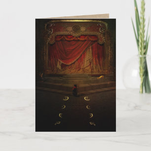 O Cartão De Saudação De Apresentação Atrasado.