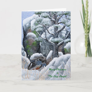 O Cartão de Saudação do Casal Cozy