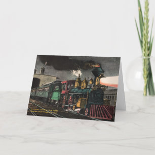O Cartão de Saudação do Night Express
