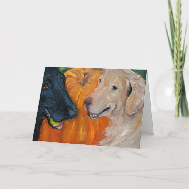 O Cartão de Saudação Pumpkin do Excelente (Frente)