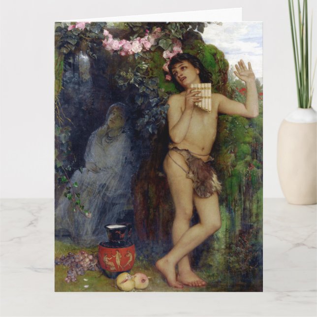 O Cartão de Saudações de Arte Fina O Lamento do Pa (Frente)