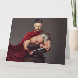 O Cartão de Saudações de Cara Quente do Gladiator