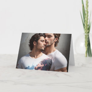 O Cartão de Saudações Gays do Casal