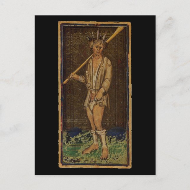 O Cartão de Tarô Fool (Frente)