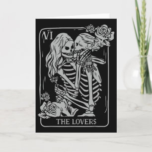 O Cartão de Tarot dos Amantes Occulto Goth Beijand