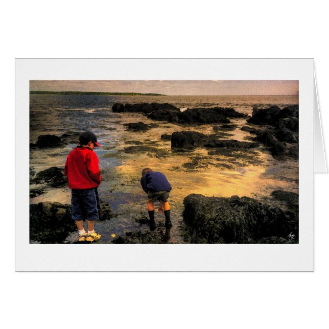 O Cartão de Viagem de Campo (Frente Horizontal)