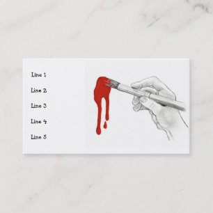 O CARTÃO DE VISITA DO ARTISTA