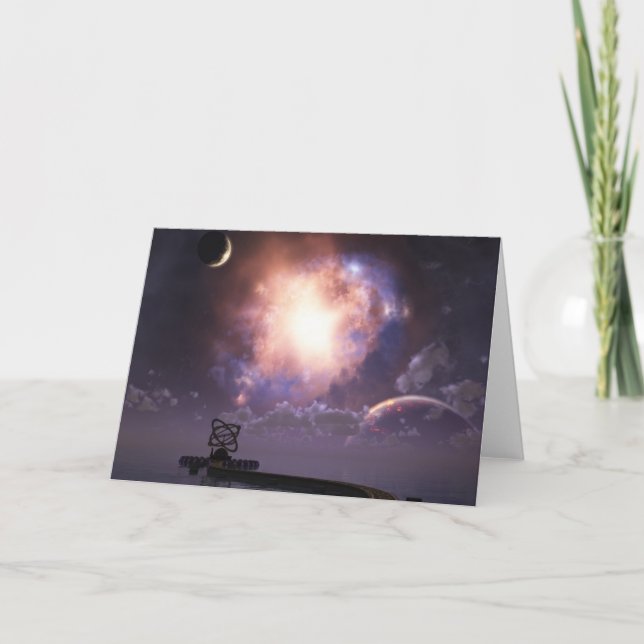 O cartão do astrónomo (Frente)