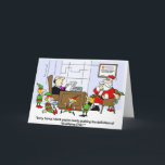 O cartão do contador, papai noel declara o Natal<br><div class="desc">Cartão divertido para algum empresa de contabilidade ou contador do papai noel que declaram seus duendes como crianças de qualificação</div>