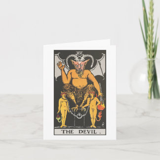 O cartão do diabo - Rider Waite Smith tarot