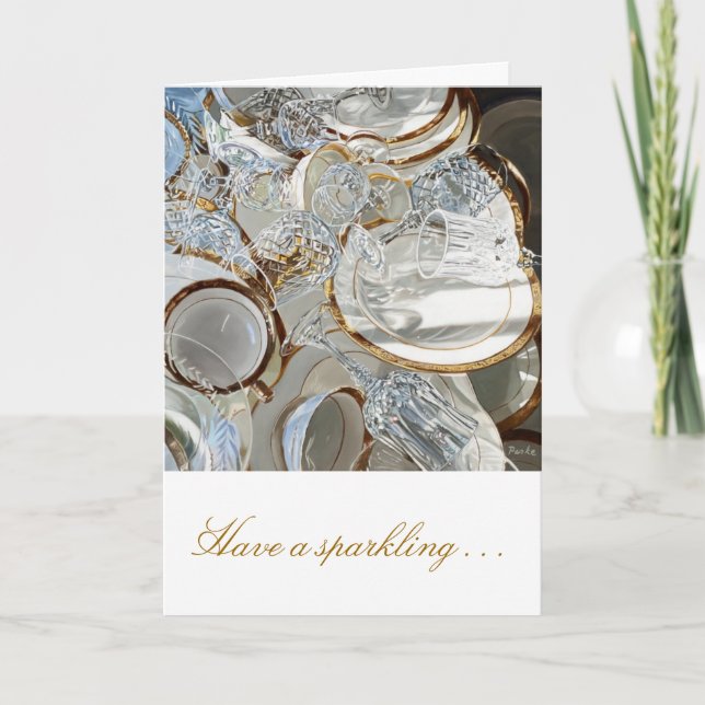 O cartão do feliz ano novo (Frente)