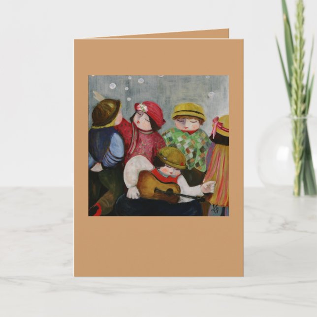 O cartão do guitarrista (Frente)