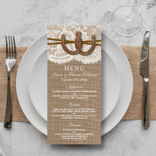 O Cartão do Menu Coleção de Ferradura Russa