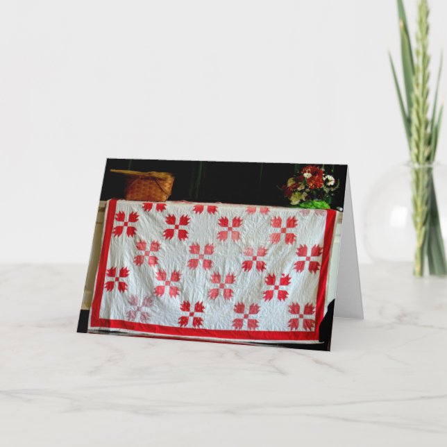 O cartão do tesouro acolchoado da família (Frente)