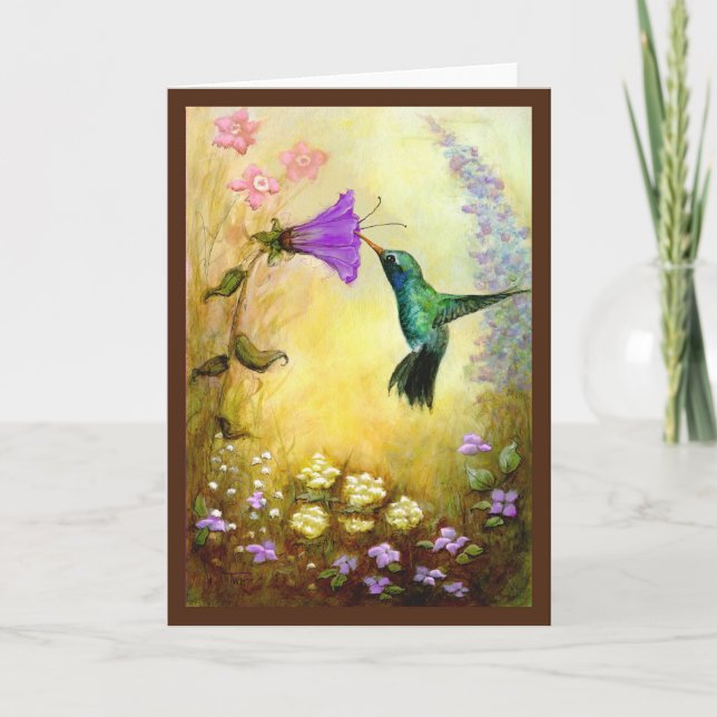 O cartão do vazio do convidado do jardim (Frente)