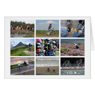 o cartão dos Ciclismo-amantes