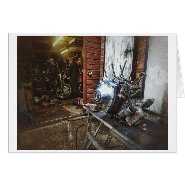 O cartão dos trabalhos em curso (Frente Horizontal)