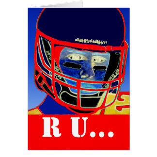 O cartão novo do fan de futebol do divertimento