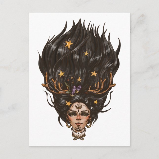 O Cartão Postal da Bruxa (Frente)
