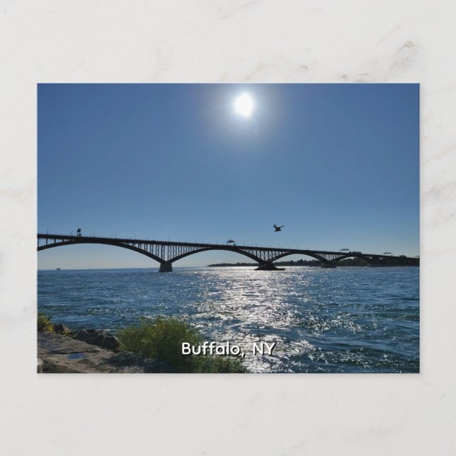 O cartão postal da Ponte da Paz (Frente)