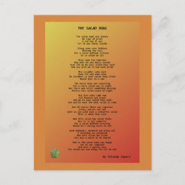 O cartão postal da tigela de salada