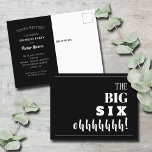 O cartão-postal do Convite de aniversário BIG 60th<br><div class="desc">Jogando uma festa de aniversário 60ª marco? Estes cartões-postais de convite ficarão animados para comparecer à sua festa. CORRESPONDENDO a itens na nossa loja.</div>