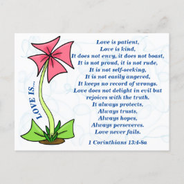 O cartão postal do doente é AMOR