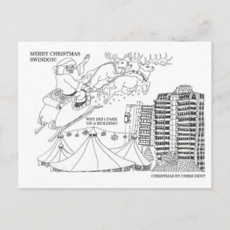 O cartão postal do Natal em Swindon