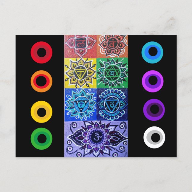 O Cartão Postal dos 7 Chakras (Frente)