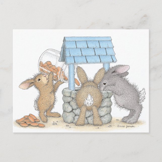 O cartão postal HappyHoppers® (Frente)