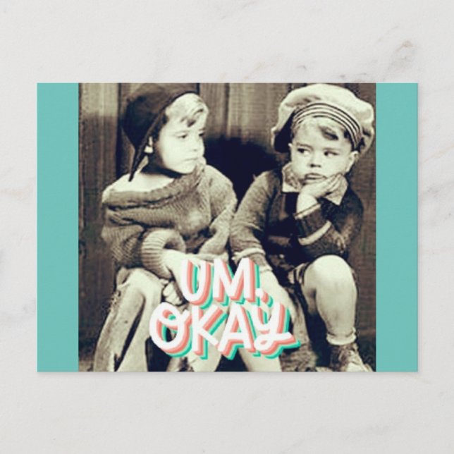 O Cartão postal n.o 1 da coleção de gangues O.U.R. (Frente)