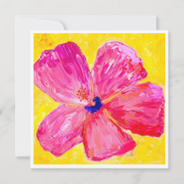 O Cartão-postal Pinkest do Hibiscus Rosa
