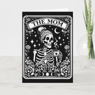O Cartão Tarot Divertido da Mamãe Mulher Esqueleto