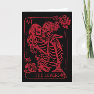 O Cartão Tarot dos Amantes Beijando Irmãs da Alma 