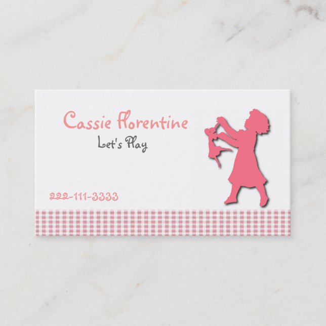 O cartão telefónico doce da menina (Frente)