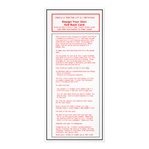 O cartão Template1 da cremalheira da série 4x9 do