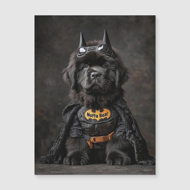 O cartão The Bark Knight (Frente)