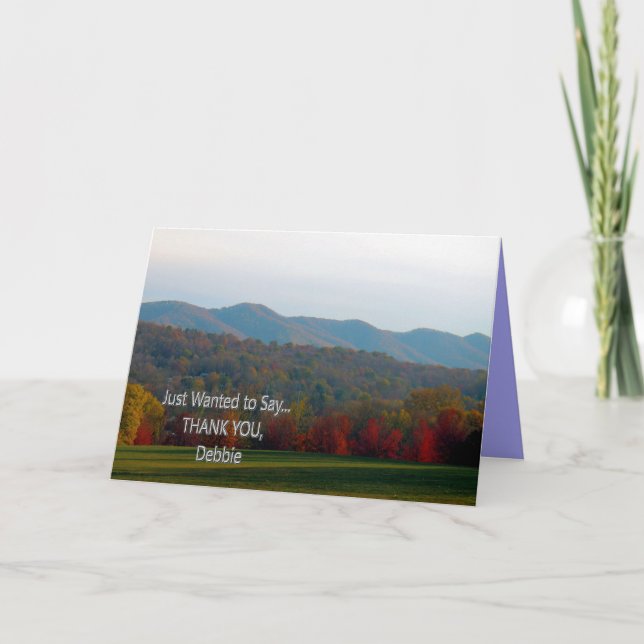 O Cartões de agradecimentos da Debbie (Frente)