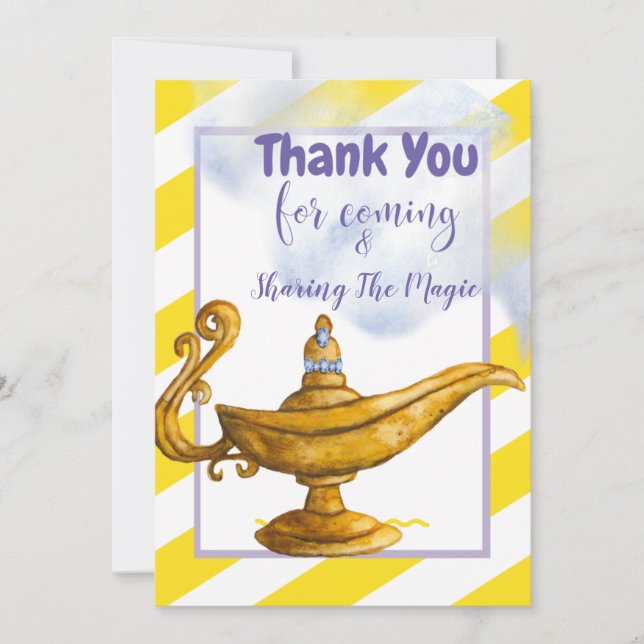 O Cartões de agradecimentos de desejos (Frente)