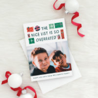 O Cartões de foto de Natal da Lista Nice