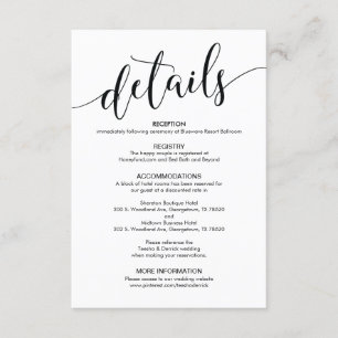 O casamento bonito detalha o cartão do cerco