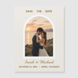 O Casamento de Foto Arco Moderno Save the Date