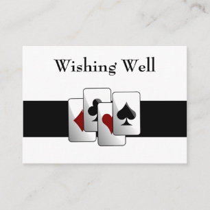 O casamento de Las Vegas desejando cartões de visi