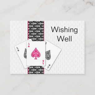 O casamento de Las Vegas desejando cartões de visi