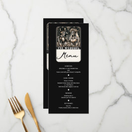 O CASAMENTO Esqueletos do Tarot Noiva e Noivo Menu