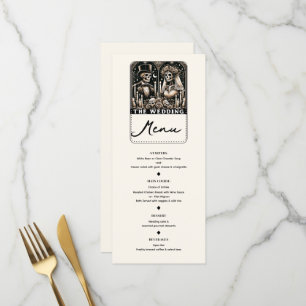 O CASAMENTO Esqueletos do Tarot Noiva e Noivo Menu