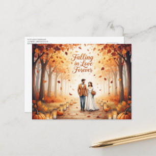 O casamento moderno elegante Salve o cartão postal