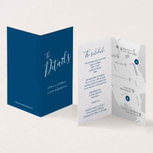 O casamento ou o evento detalham o mapa da